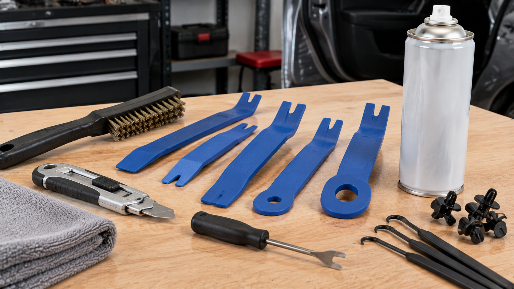Essential tools for how to repair car ceiling headliner assemblies