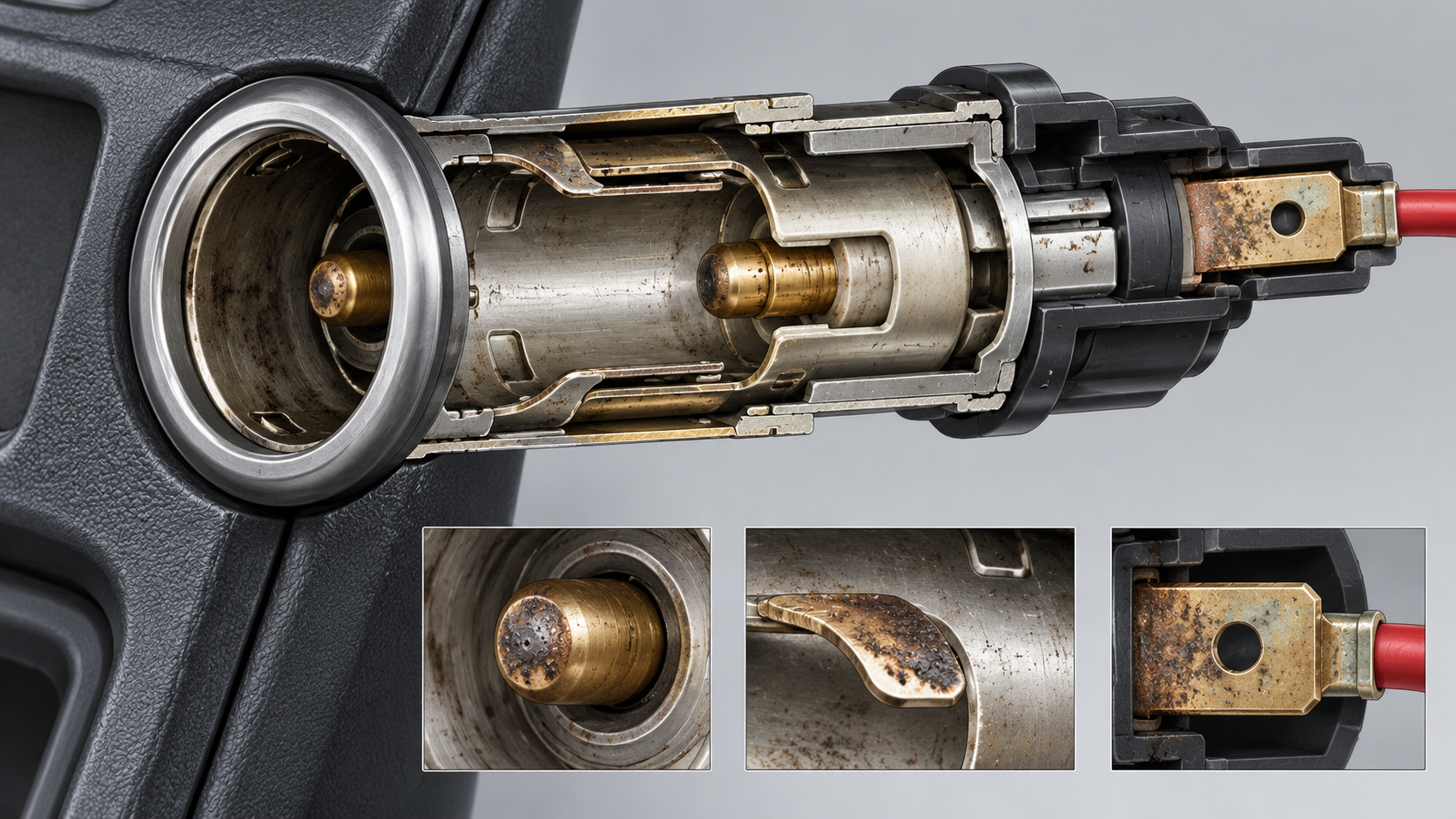 Fix Cigarette Lighter Socket Contact Faults