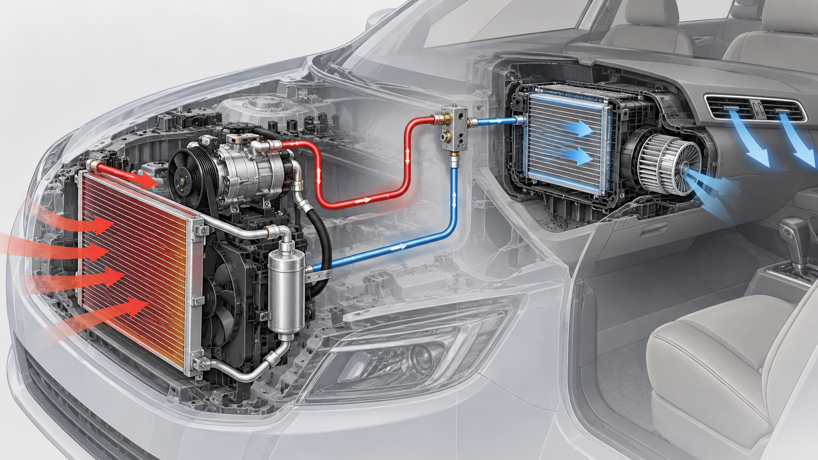 Diagnose Car AC Components and Repair Points