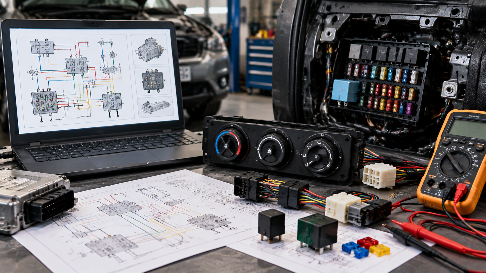 Diagnose Car AC Using Wiring Diagrams