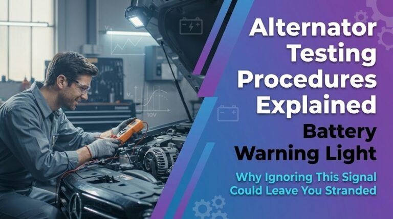 Battery Warning Light: Alternator Testing Procedures Explained: Why Ignoring This Signal Could Leave You Stranded