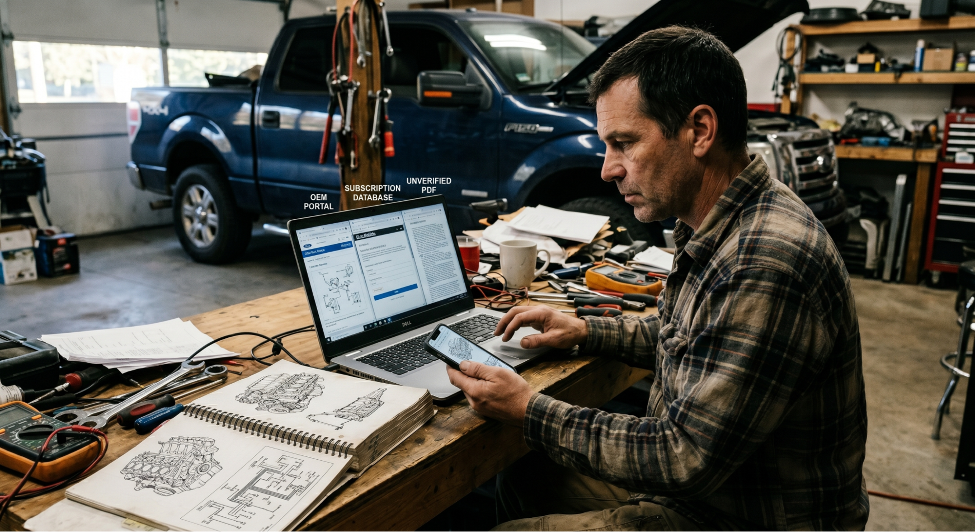comparing safe and unsafe online car repair manuals
