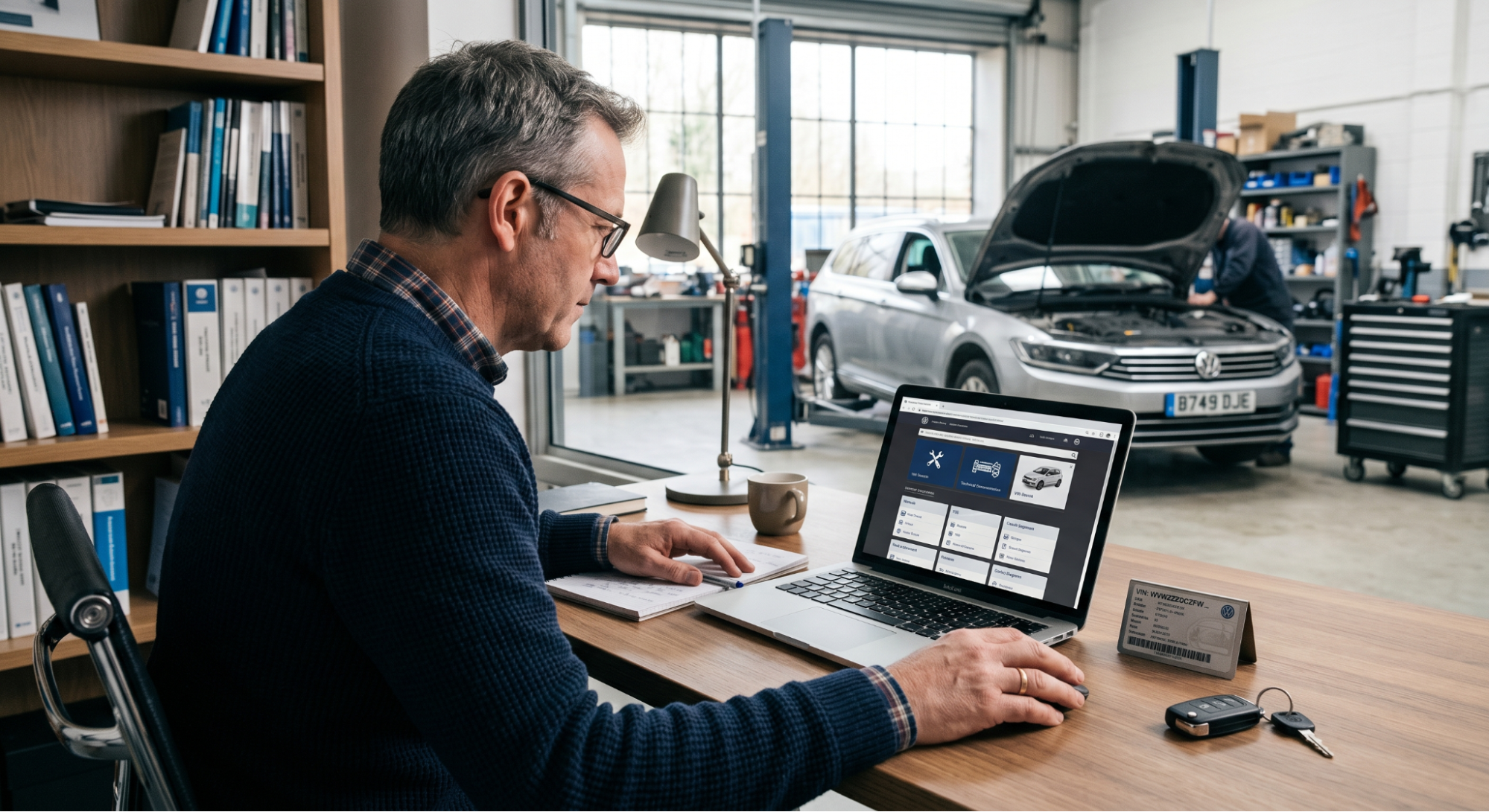 accessing official OEM car workshop manual online
