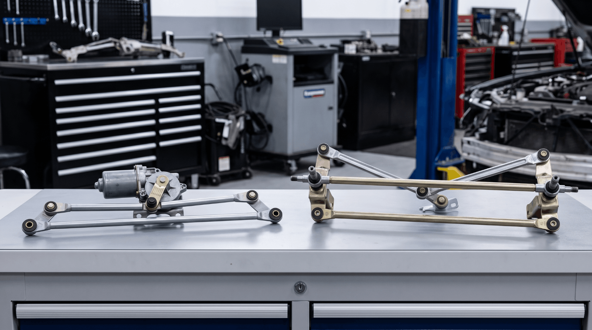comparison of tandem and opposed wiper linkage systems