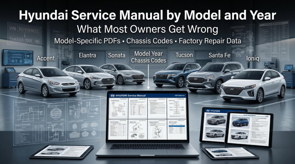 Hyundai Service Manual by Model and Year: 5 Key Facts