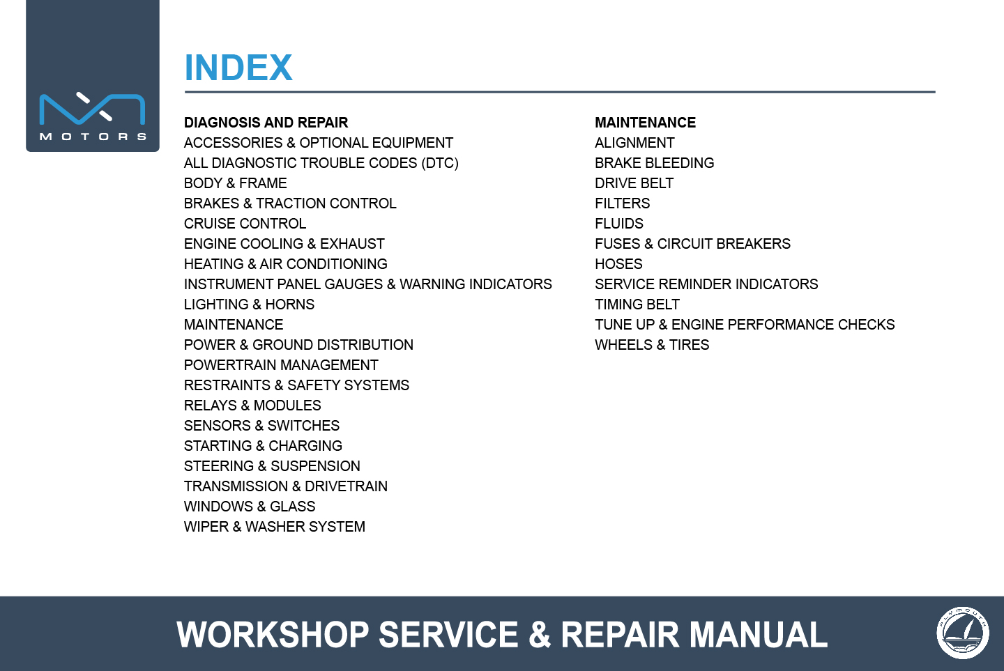 1987-1990 Plymouth Sundance Workshop Service & Repair Manual