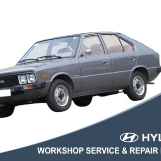 1982 Hyundai Pony 1200 T - Workshop Service & Repair Manual