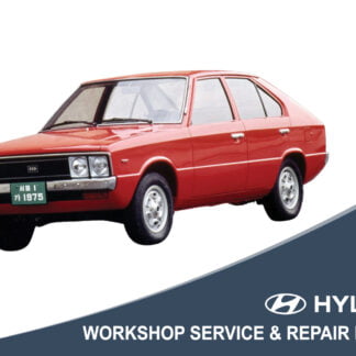 1978 Hyundai Pony Wagon - Workshop Service & Repair Manual