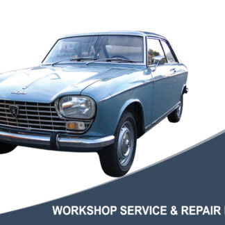 1969 Peugeot 204 Berline Grand Luxe - Workshop Service & Repair Manual