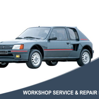 1984 Peugeot 205 Electrique - Workshop Service & Repair Manual