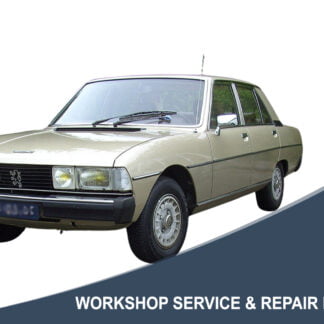 1979 Peugeot 604 SL Limited Edition - Workshop Service & Repair Manual