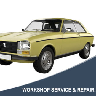 1970 Peugeot 304 Coupe - Workshop Service & Repair Manual
