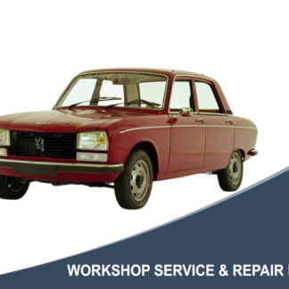 1972 Peugeot 304 Coupe - Workshop Service & Repair Manual