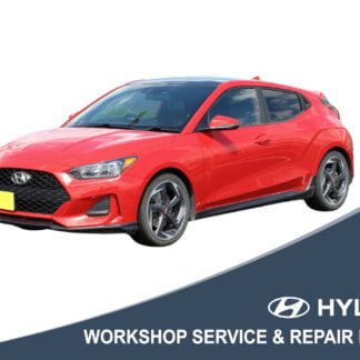 2011 Hyundai Veloster 1.6 GDI Premium DCT (d-cl. 6) - Workshop Service & Repair Manual
