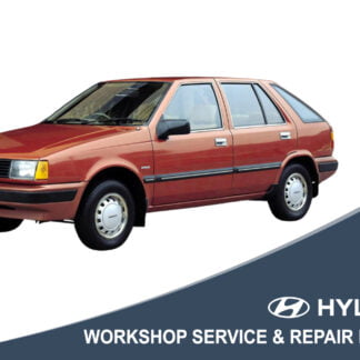 1985 Hyundai Pony 1.3 Sonnet 3-Dr - Workshop Service & Repair Manual