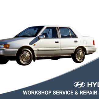 1989 Hyundai Pony 1.5 GSl 4-Dr - Workshop Service & Repair Manual