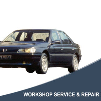 1999 Peugeot 605 Pleiade 2.0i 16 - Workshop Service & Repair Manual