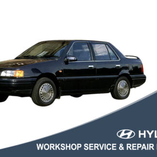 1990 Hyundai X2 Pony 1.5 GSi 5-Dr automatic  - Workshop Service & Repair Manual