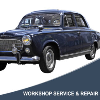 1965 Peugeot 403 B7 Sept Berline Luxe - Workshop Service & Repair Manual