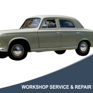 1961 Peugeot 403 BL Familiale Grand Luxe - Workshop Service & Repair Manual
