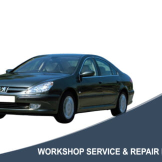 2000 Peugeot 607 V6 210 automatic - Workshop Service & Repair Manual