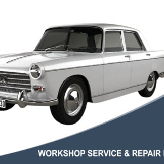 1970 Peugeot 404 Station Wagon Automatic - Workshop Service & Repair Manual