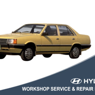 1983 Hyundai Stellar 1.6 SL - Workshop Service & Repair Manual