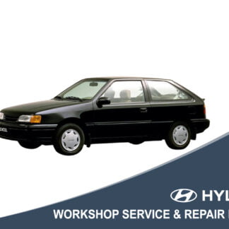 1989 Hyundai Excel 2-Dr Hatchback - Workshop Service & Repair Manual