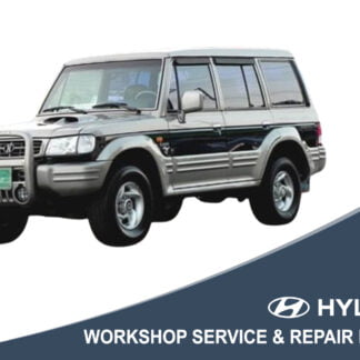 1999 Hyundai Galloper 3.0 V6 workshop repair manual