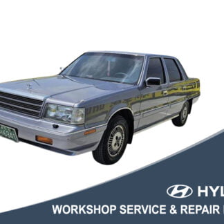1991 Hyundai Grandeur 2.4 automatic - Workshop Service & Repair Manual