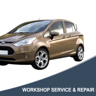 2013 Ford B-Max 1.0 EcoBoost (100) Titanium - Workshop Service & Repair Manual