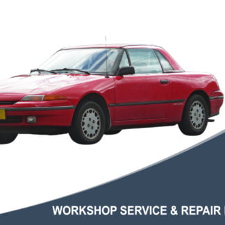 1989 Ford Capri 1.6L - Workshop Service & Repair Manual