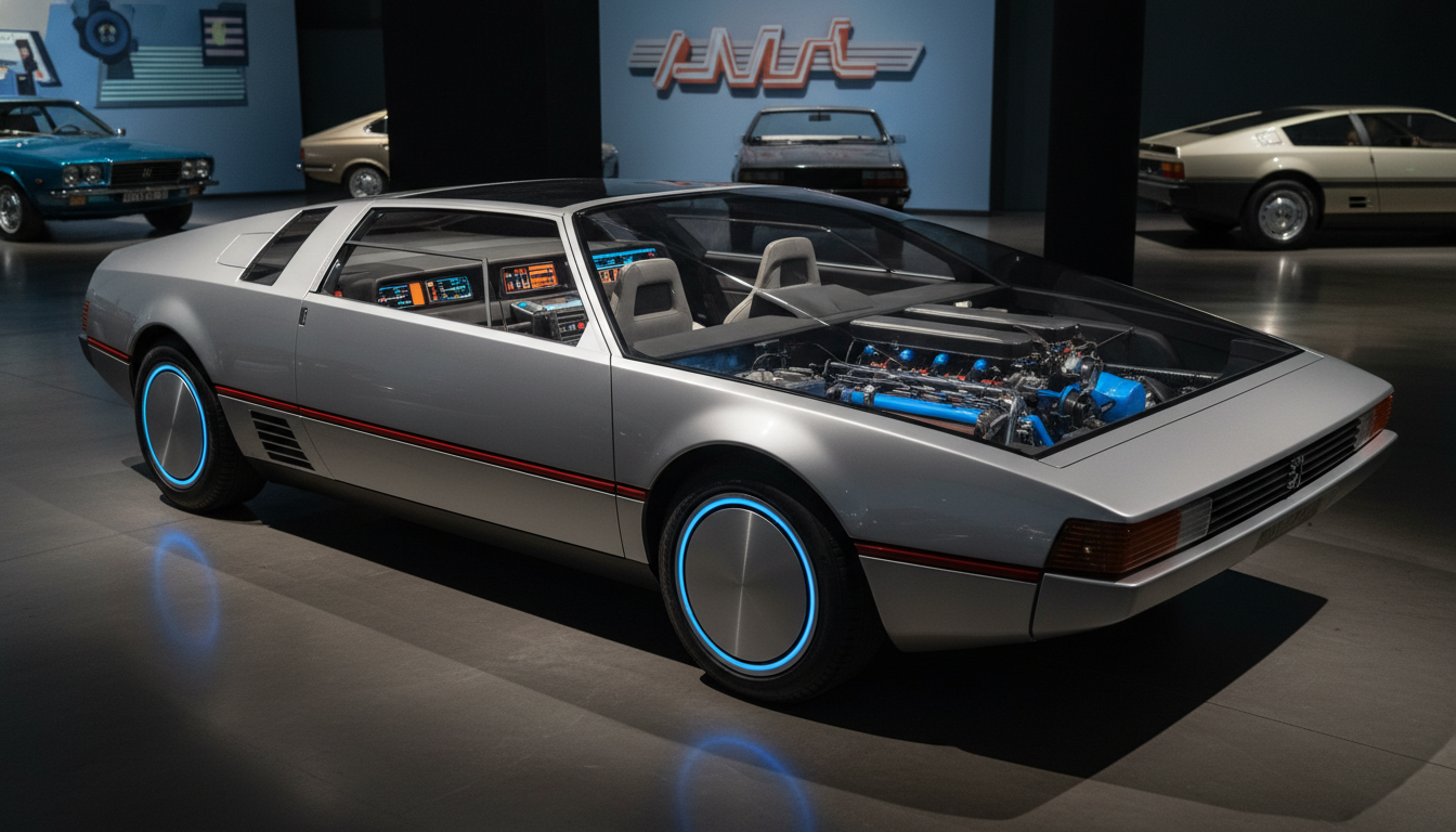 Peugeot Quasar concept car from the 1980s.

