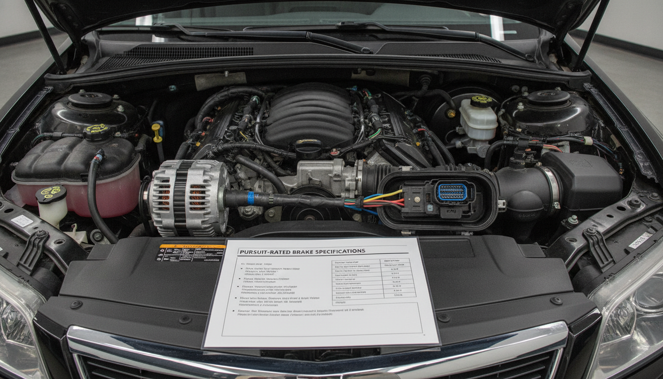 Chevrolet Camaro performance engine and braking components