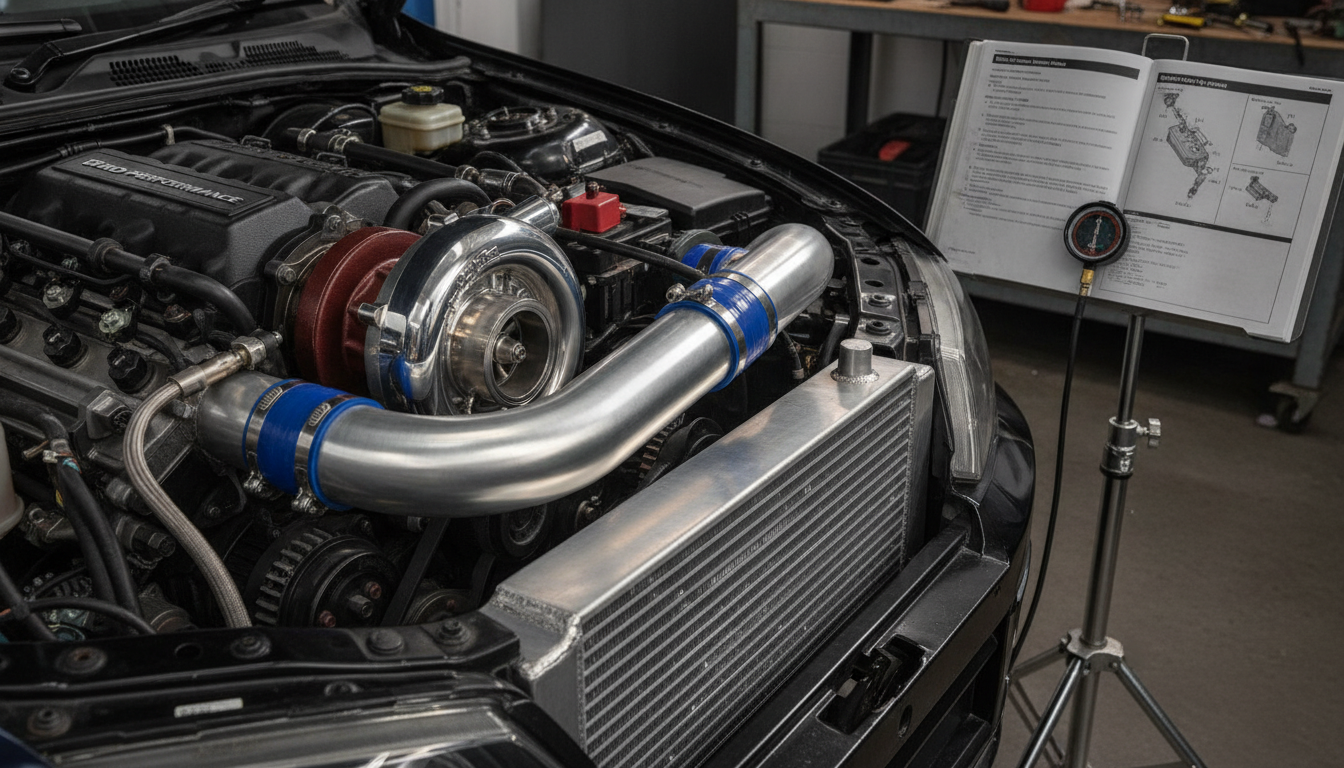 Ford Falcon XR6 Turbo engine service and boost system troubleshooting using performance-specific manual data