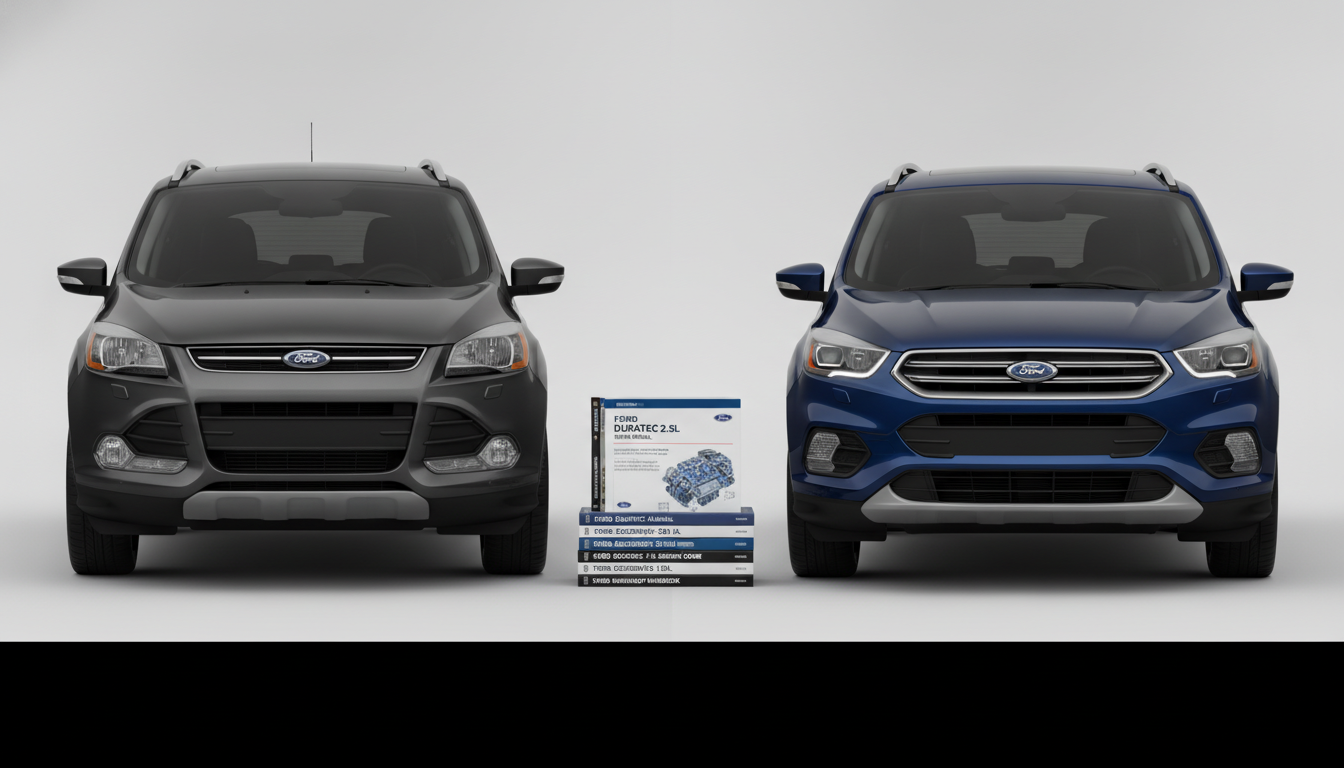 Ford Escape manuals comparing 2008–2020 generations