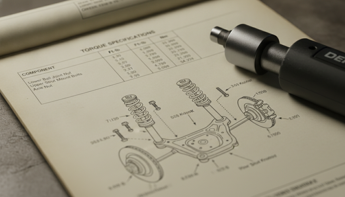 Ford Explorer torque suspension diagrams manual view