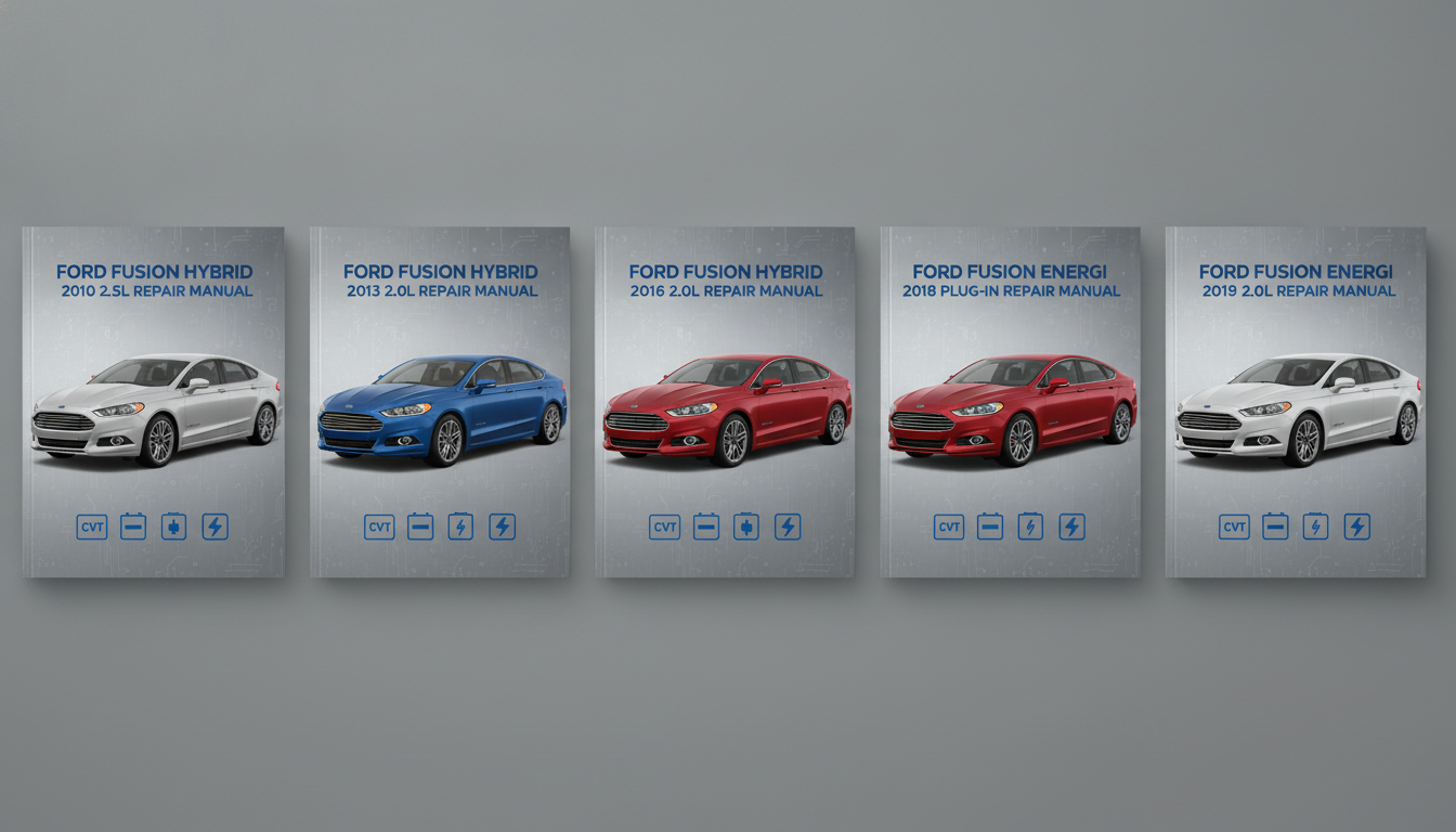 Ford Fusion Hybrid manuals for 2010-2019 models.