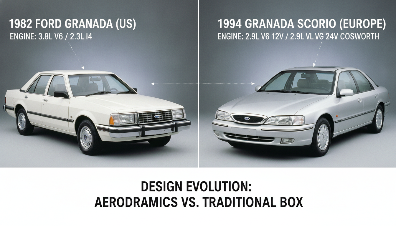 Ford Granada generations compared for selecting a repair manual.