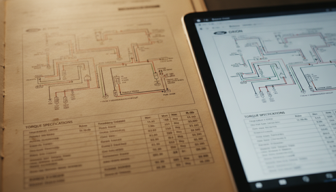 Detailed service manual PDF page sections.