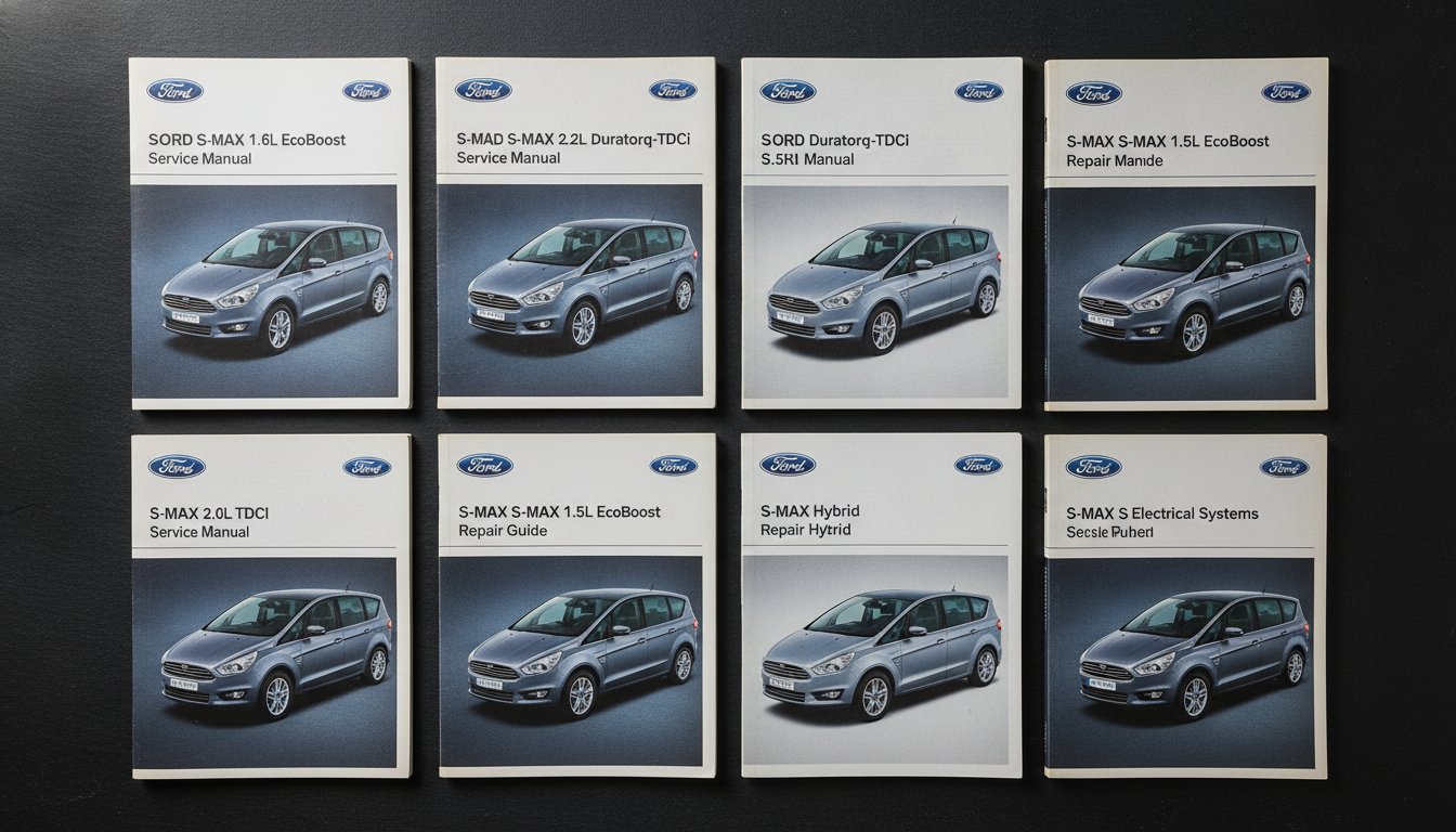 Various Ford S-MAX service manual versions