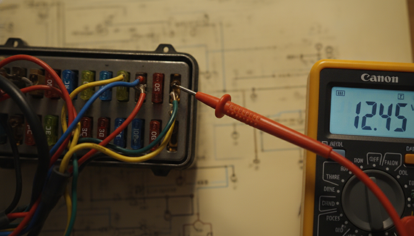 Ford Taunus electrical wiring diagram troubleshooting