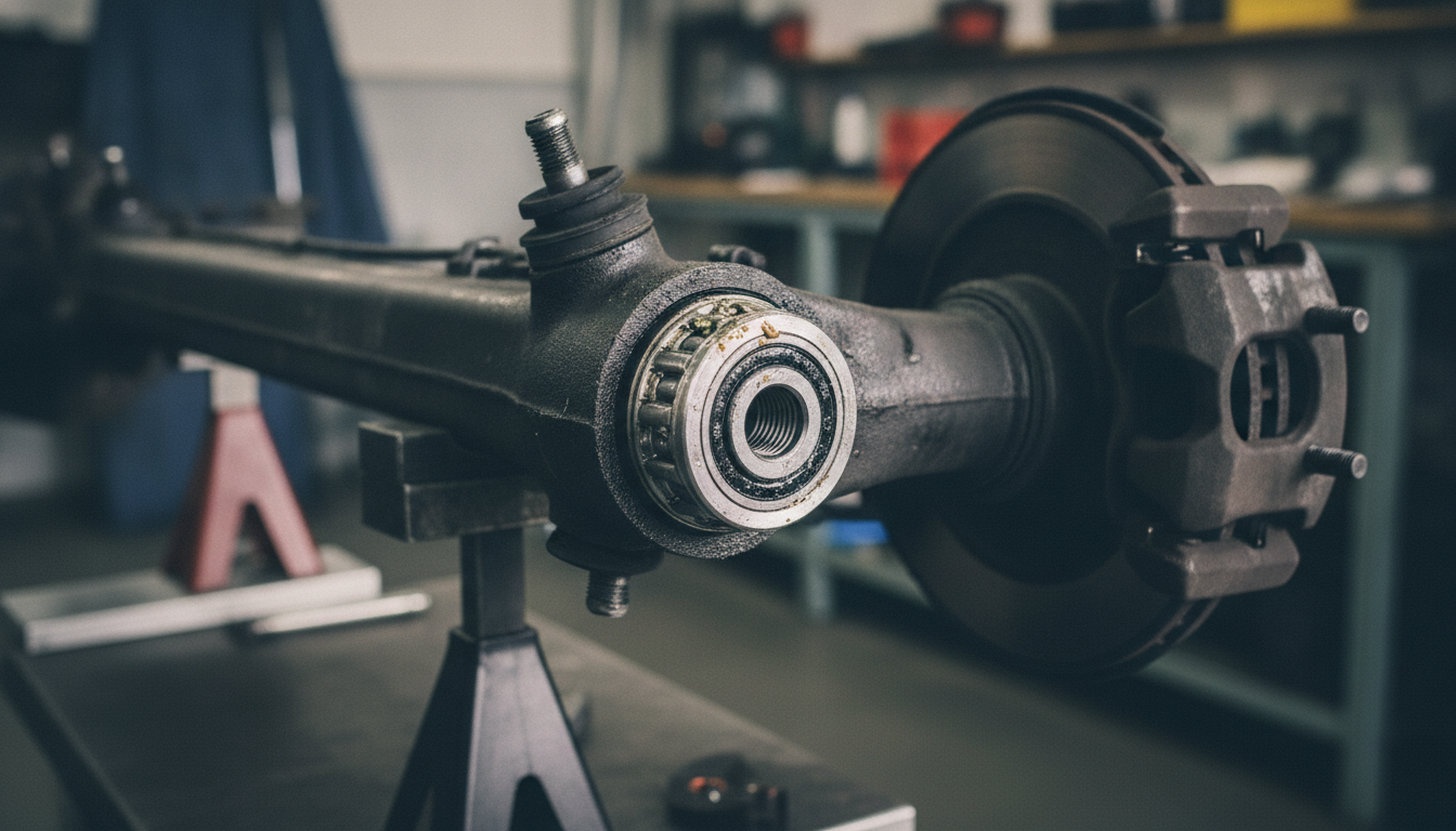 Peugeot 106 rear torsion beam axle