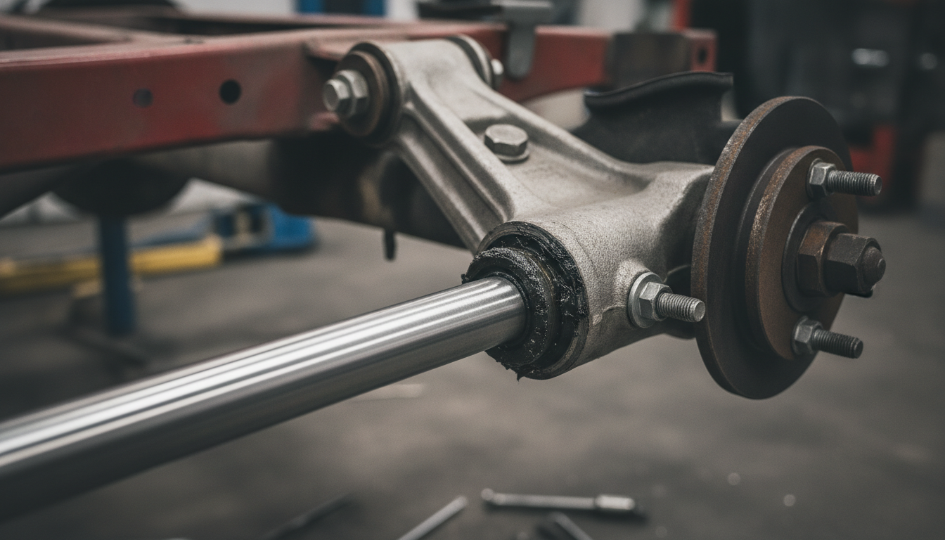 Peugeot 205 rear beam suspension repair details
