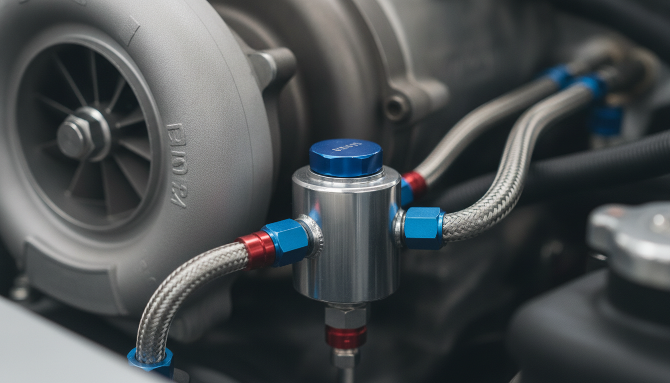 Inspecting turbocharger wastegate and oil lines