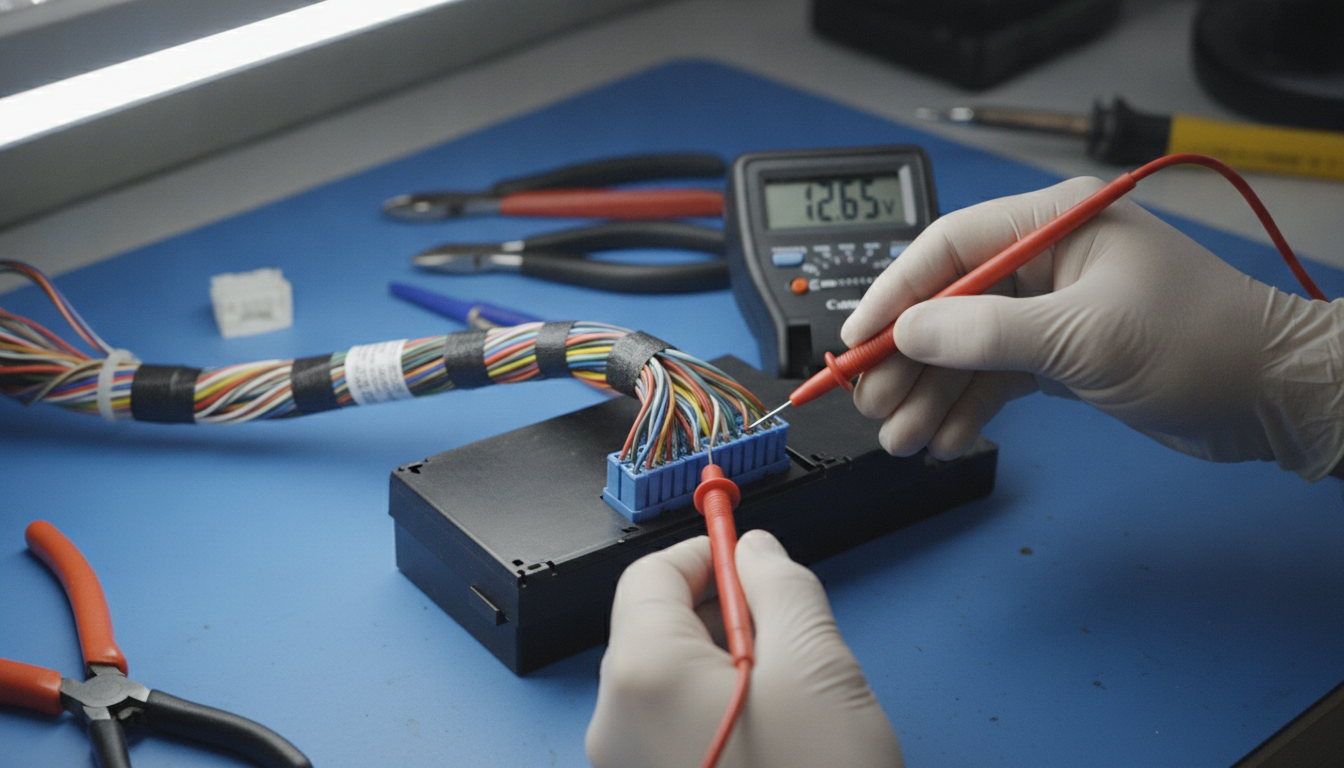Testing Peugeot 206 BSI electrical module