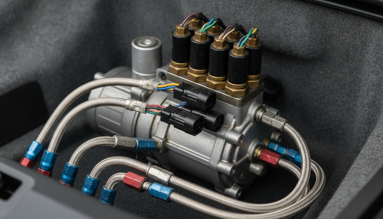 Peugeot 206 CC roof hydraulic system