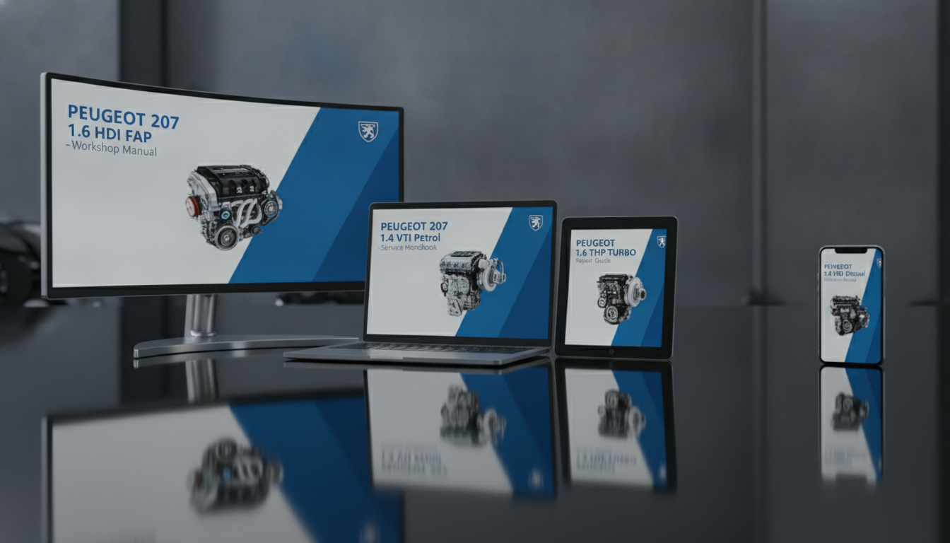 Manuals for various Peugeot 207 engines