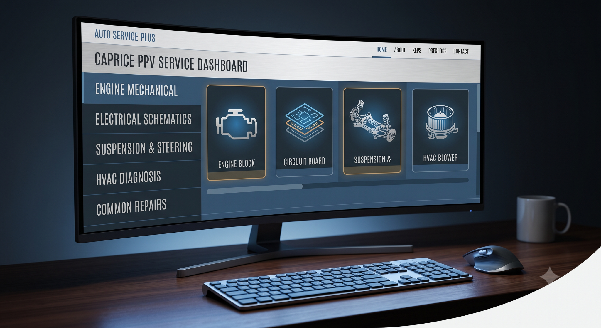 Organized digital service manual for Caprice PPV.