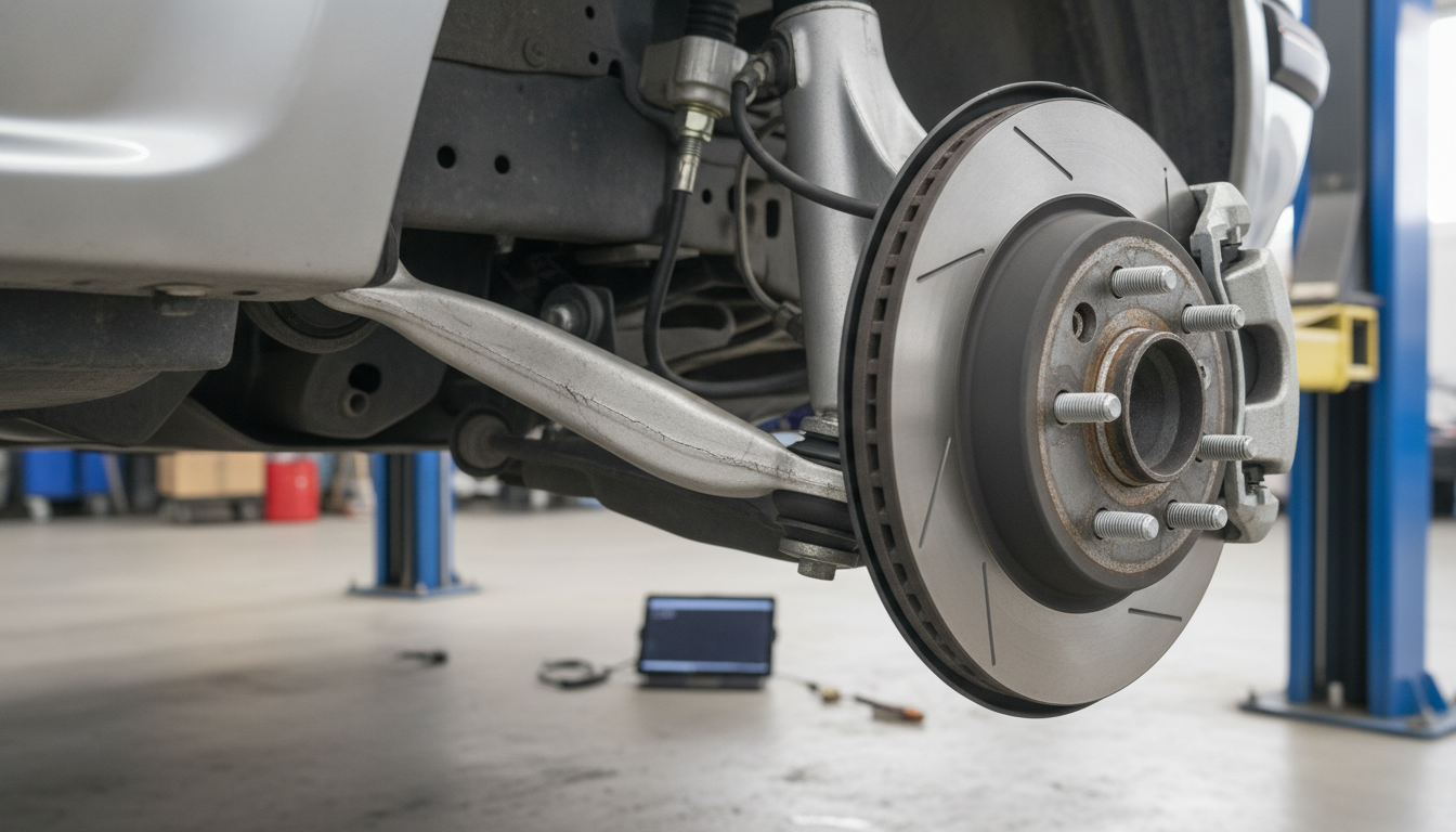 Ford Escort suspension brakes underside inspection manual